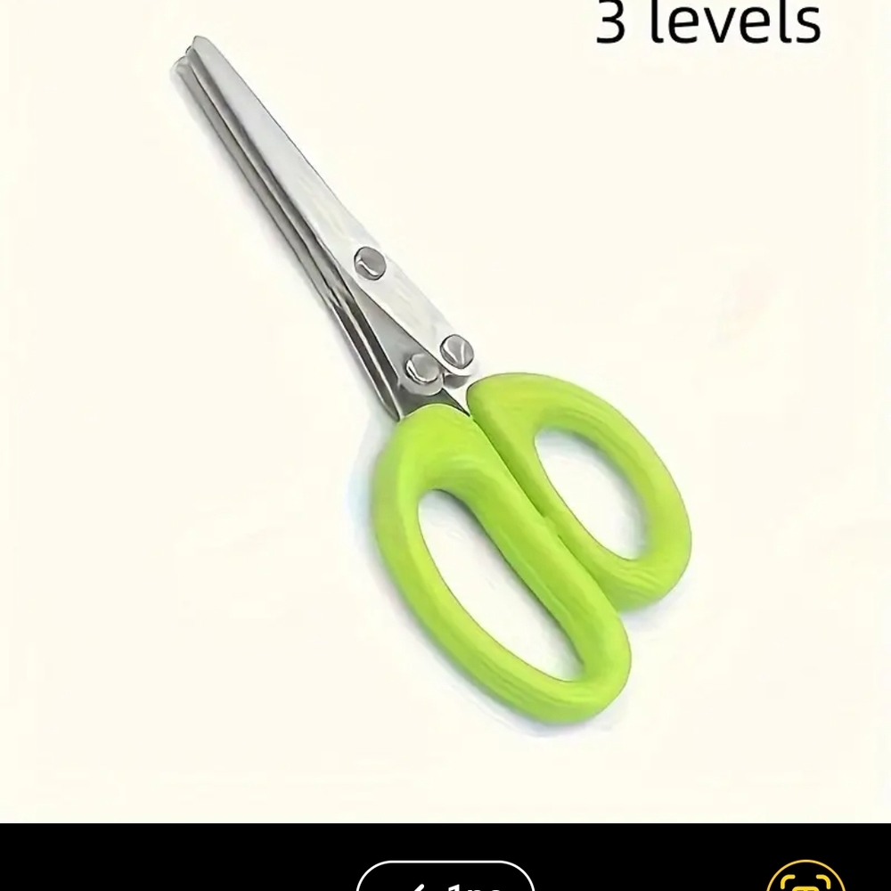 Stainless Steel Herb Scissors - Picture 2 of 2